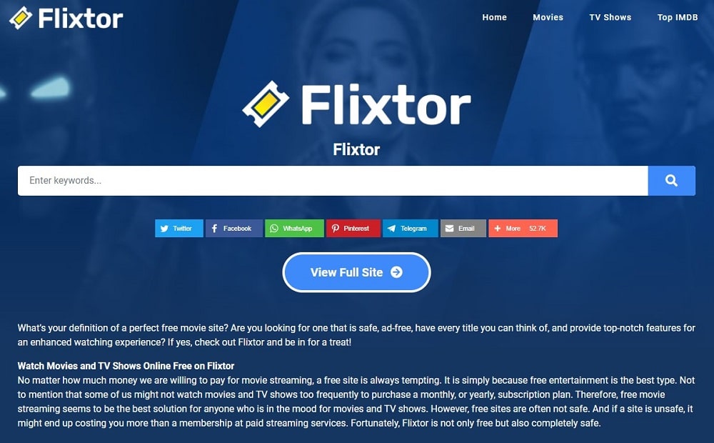 Flixtor overview