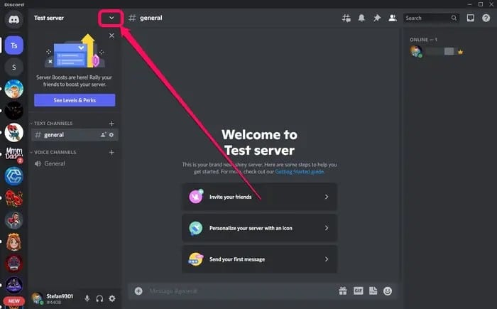 Log in to your discord account