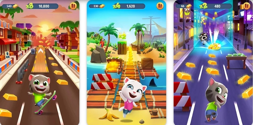Talking Tom Gold Run apps from Google Play Store