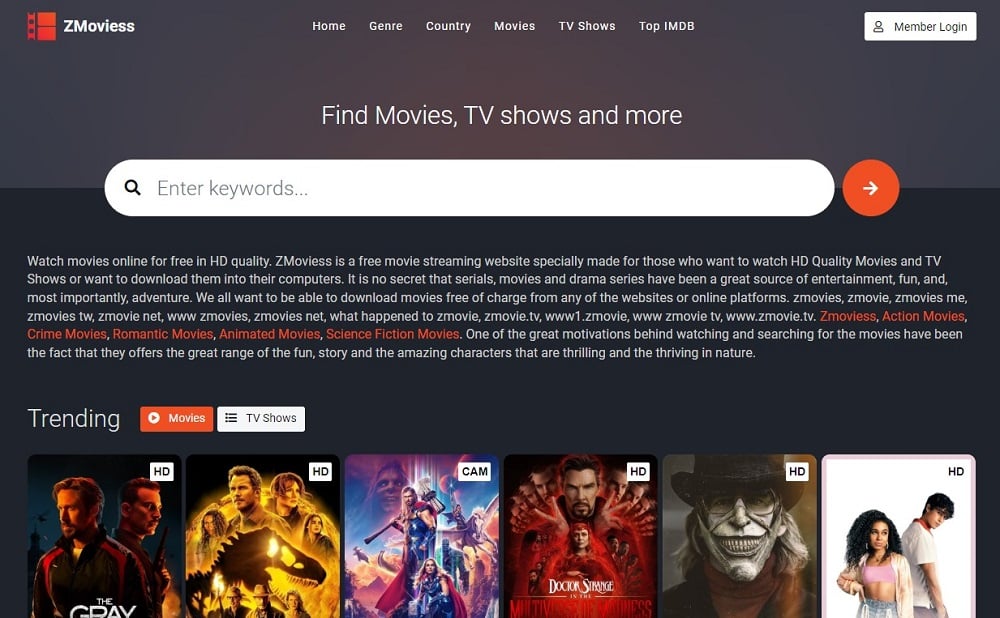 Zmovies overview
