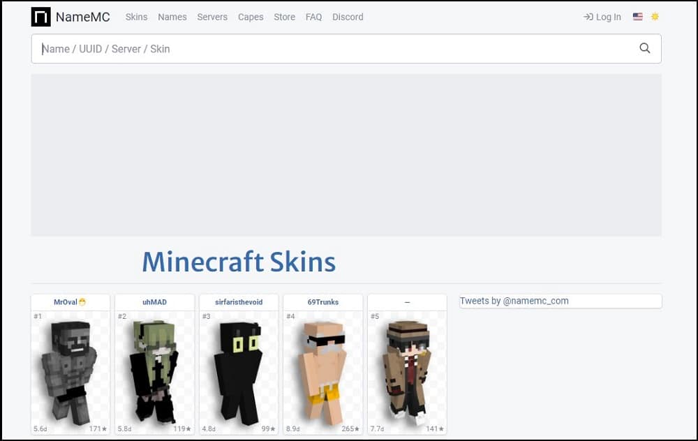 Name MC Skin Viewer overview