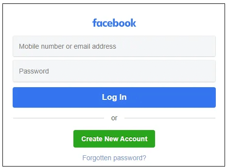 log in with your credentials