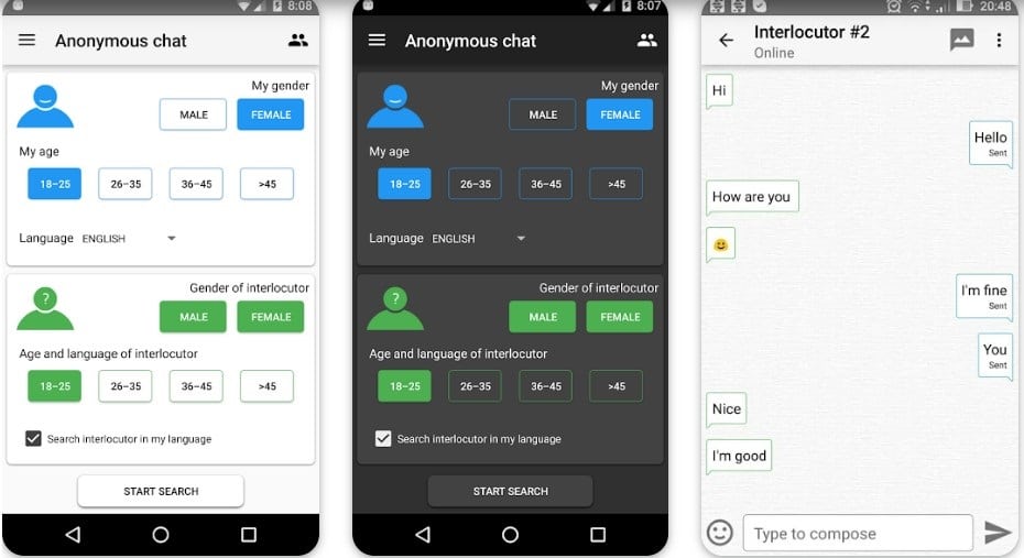 Anonymous Chat Stranger Chat Apps