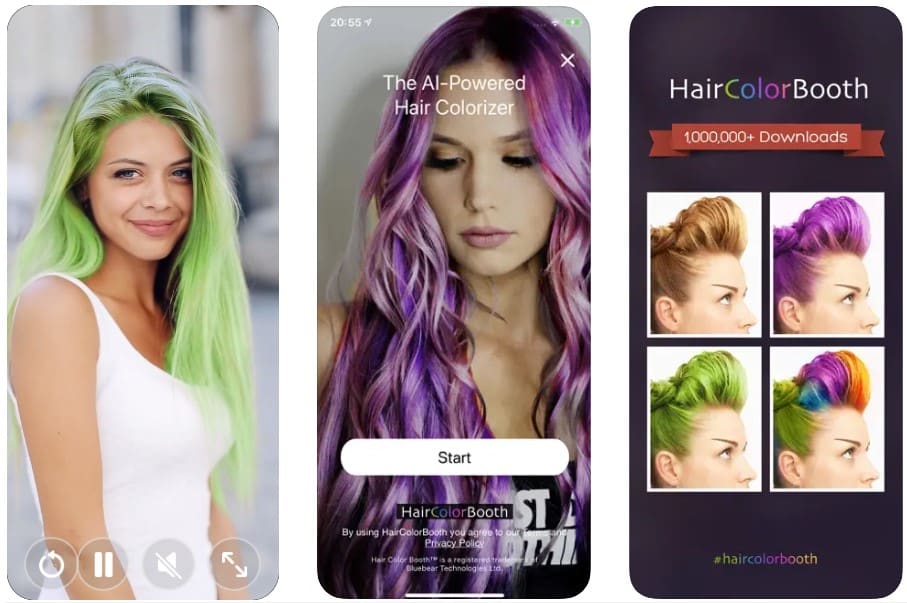 Hair Color Booth Apps