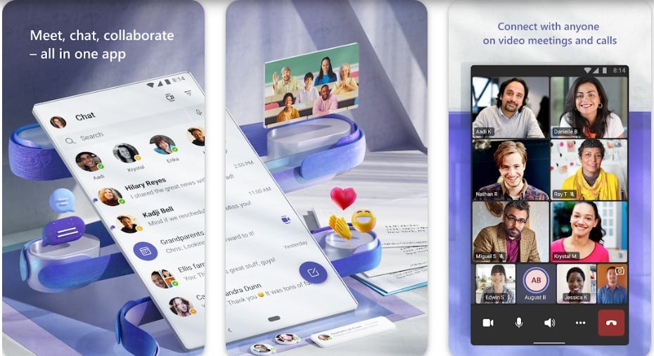 Microsoft Teams Video Chat Apps