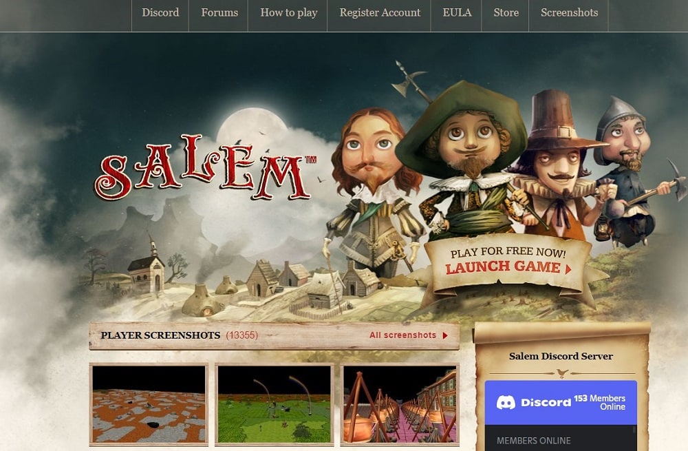 Salem Online Chat Games