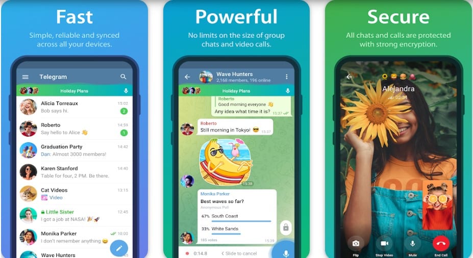 Telegram Video Chat Apps