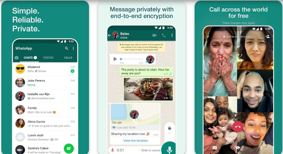 WhatsApp Video Chat Apps