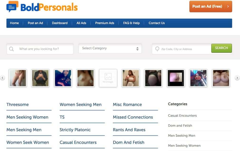 Bold Personals