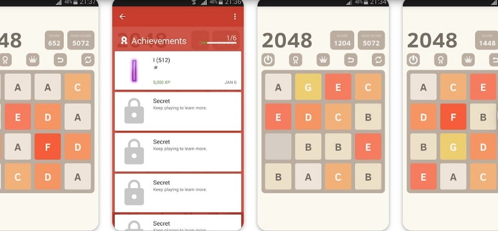 2048 Alphabet Games Download from Google Play Store