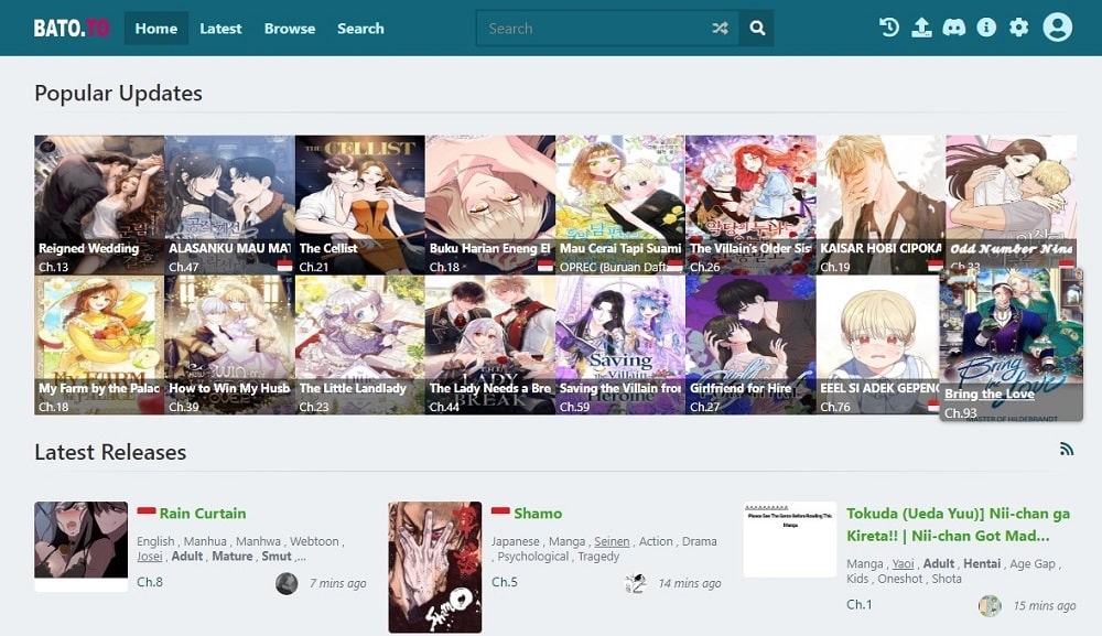BATO Free Manga Sites