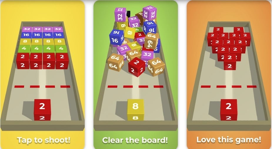 Chain Cube 2048 Games Download from Google Play Store