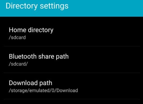 Click the download path and change to SD card