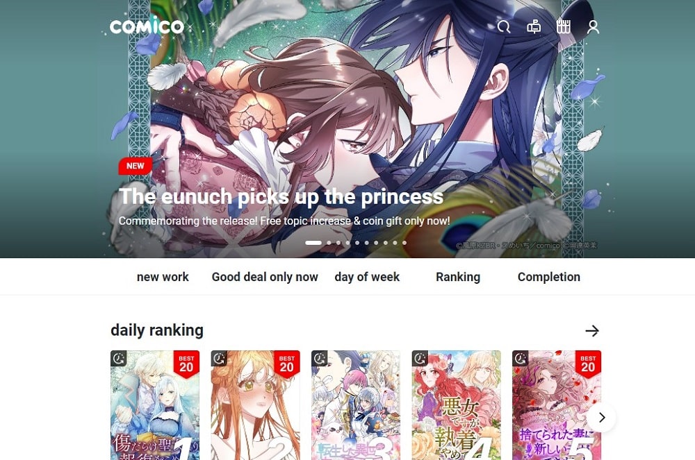 Comico Free Manga Sites