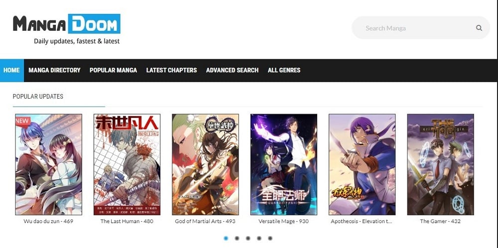 MangaDoom Free Manga Sites