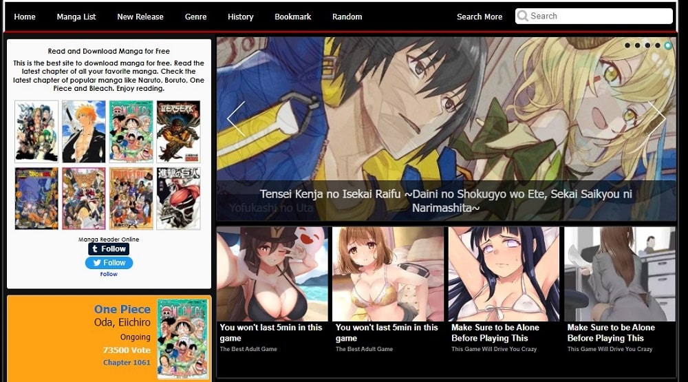 MangaFreak Free Manga Sites
