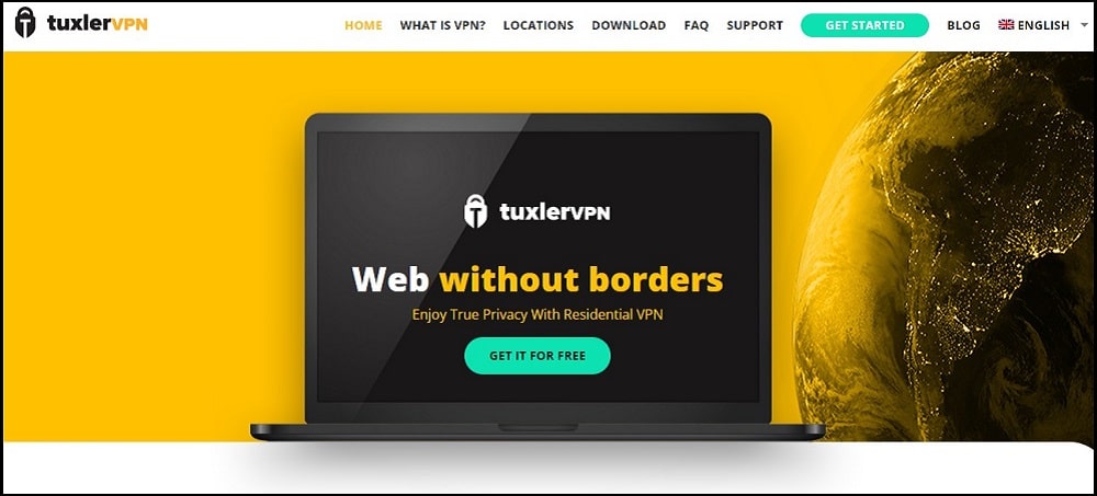 Tuxler VPN Homepage