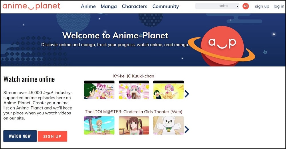 Anime-Planet overview