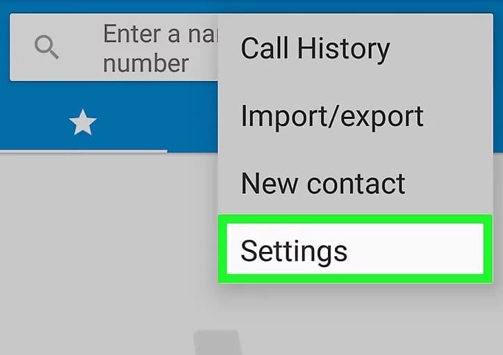 Caller Setting