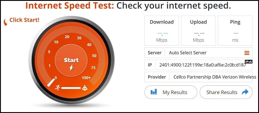 Check network bandwidth