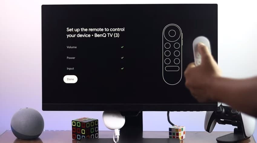 Click on Set Up Remote Buttons