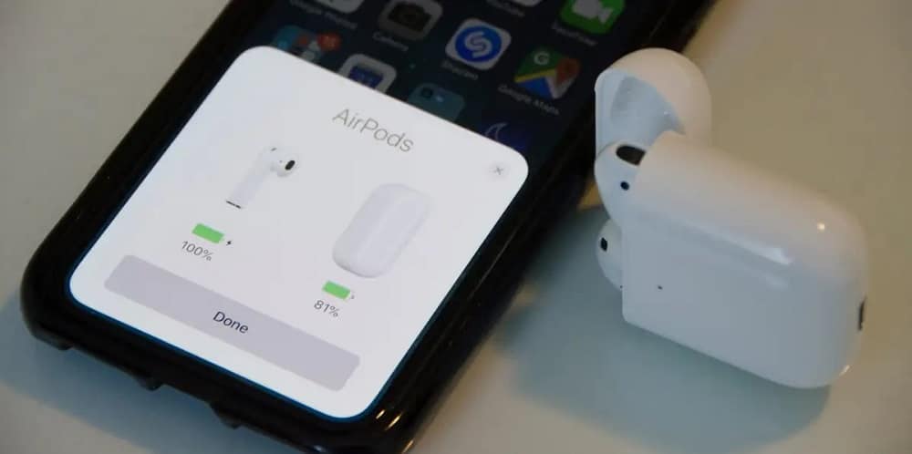 Confirm The Battery Percentage