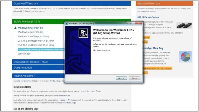 Download and Install the Wireshark app