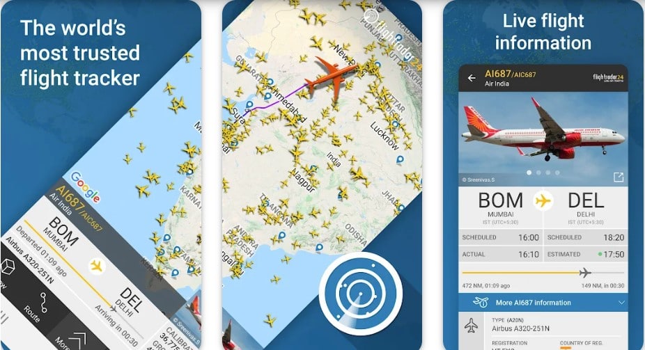 Flightradar24 overview