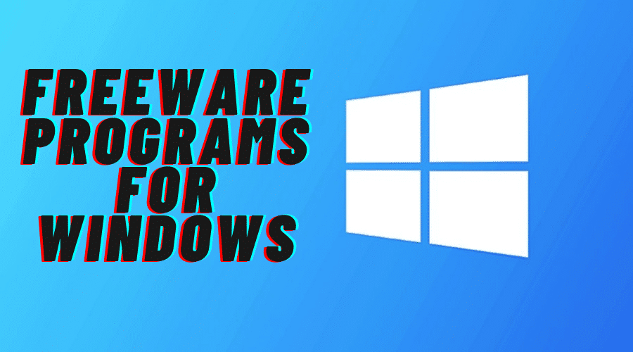 Freeware Programs For Windows