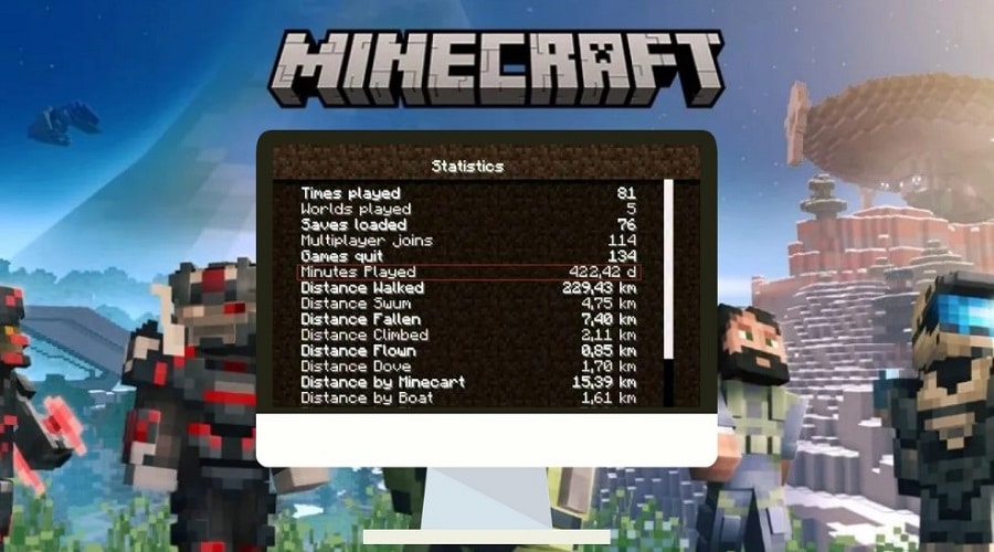 How Many Hours Do I Have On Minecraft