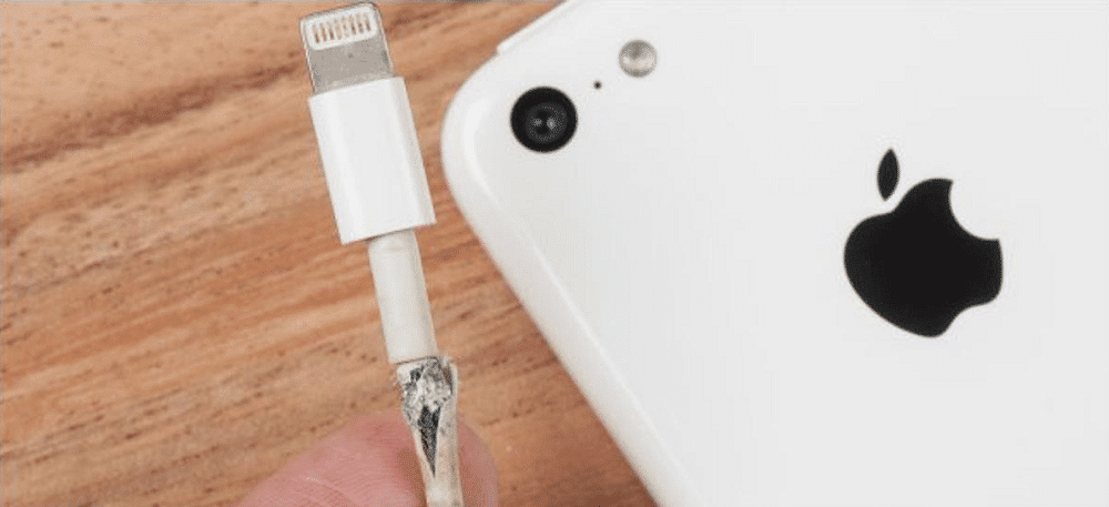 Inspect Your Charging Cable and Adaptor for Damages