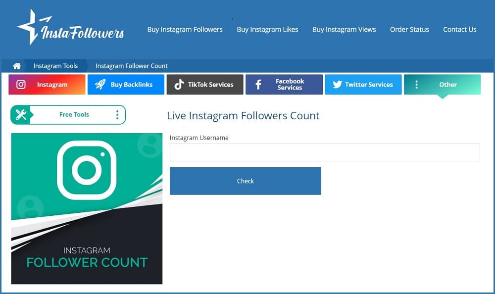Instagram Follower Count overview