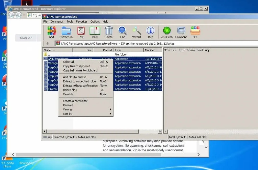 Lanc-Installation