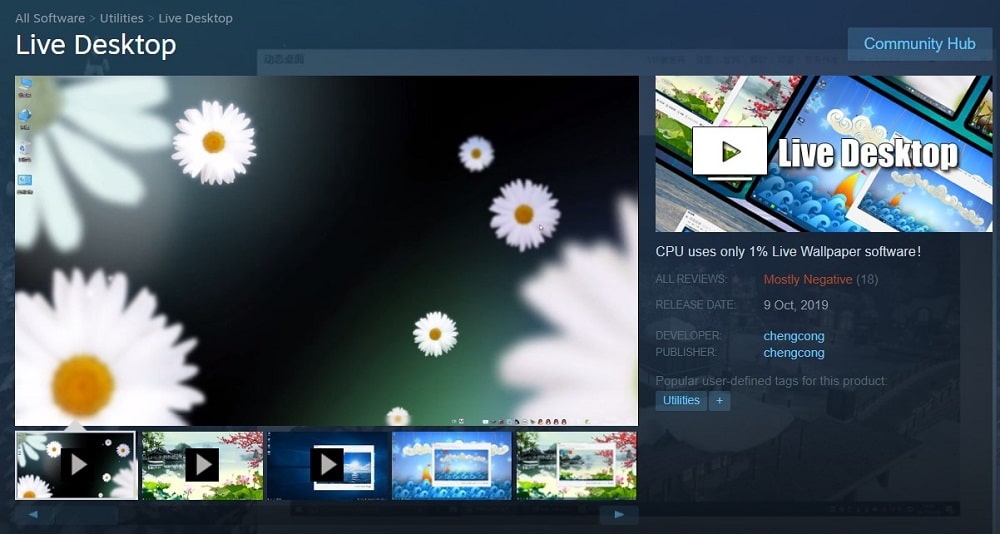 Live Desktop overview