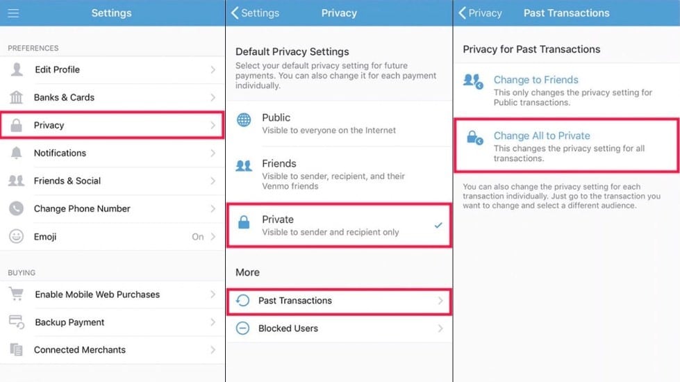 Privacy Setting for change private to all