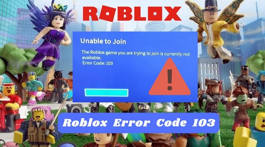 Roblox Error Code 103
