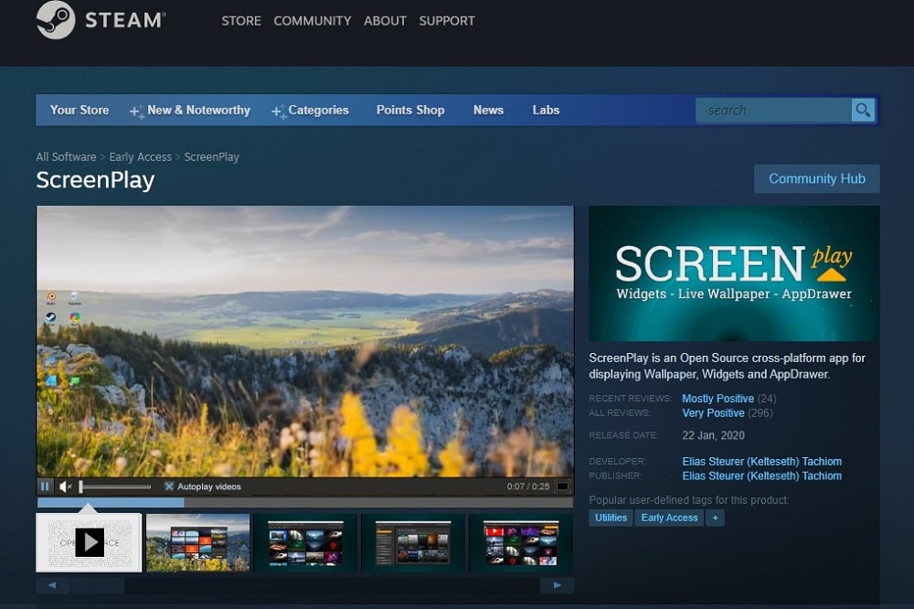 ScreenPlay overview