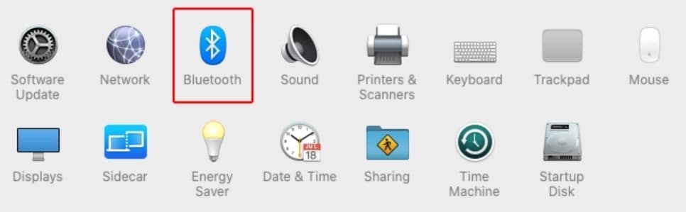 Select Bluetooth