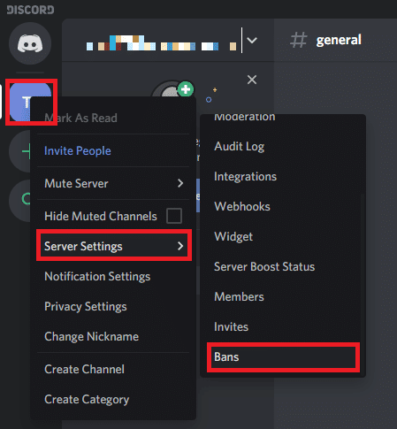 Server Settings-bans-On-Discord-
