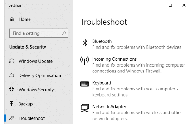 Troubleshoot The Hardware Devices