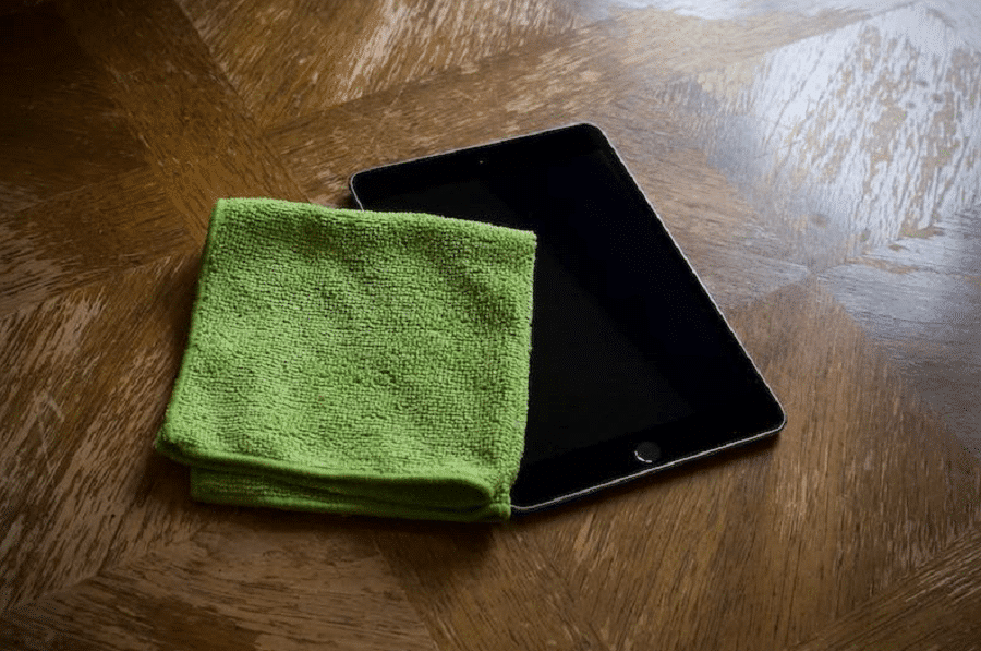 Try Cleaning Your Screen with Water and Soap