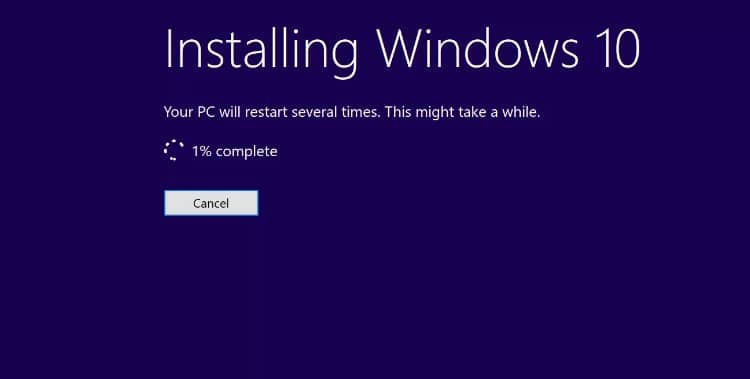 Windows reinstallation