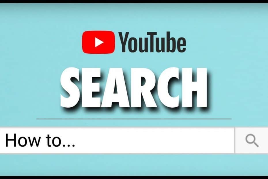 YouTube Search Not Working
