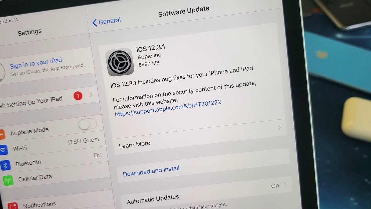 bluetooth ipad firmware and software upgrades