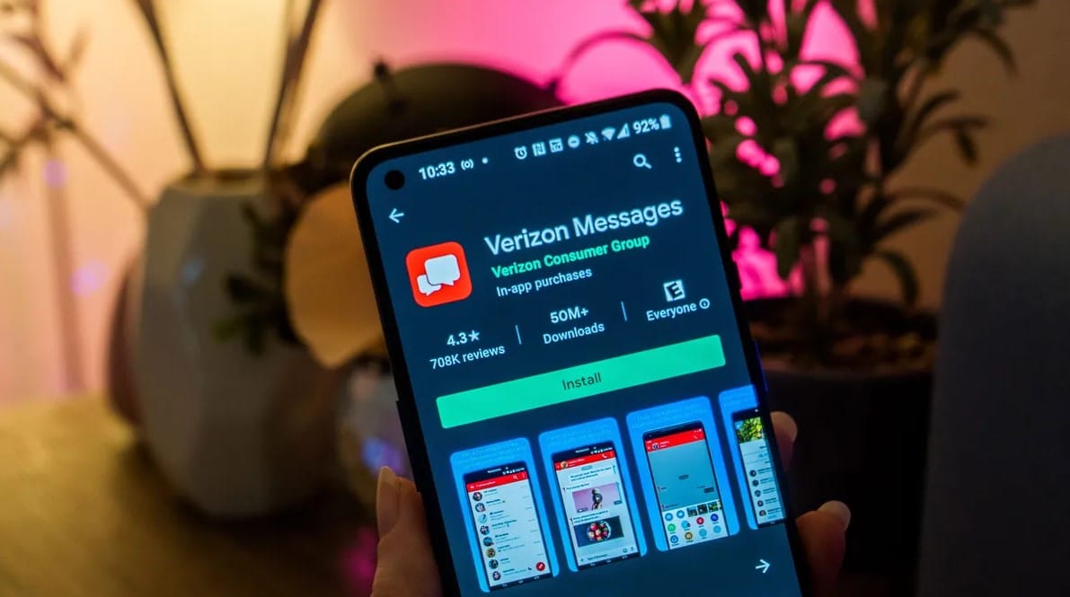 causes Verizon Message+ app failure