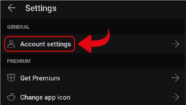 change your Reddit account settings