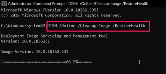  dism online cleanup-image