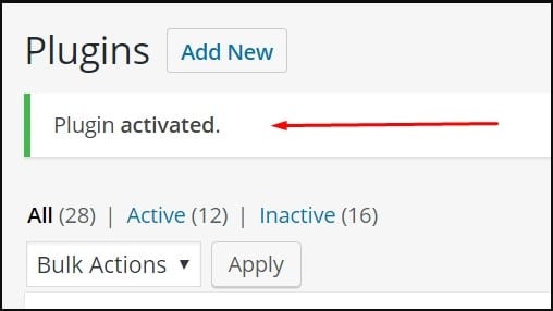 install and activate