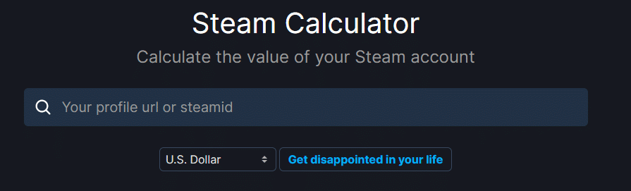 profile URL or steam ID