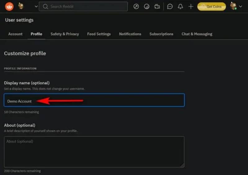 reddif Changes saved option